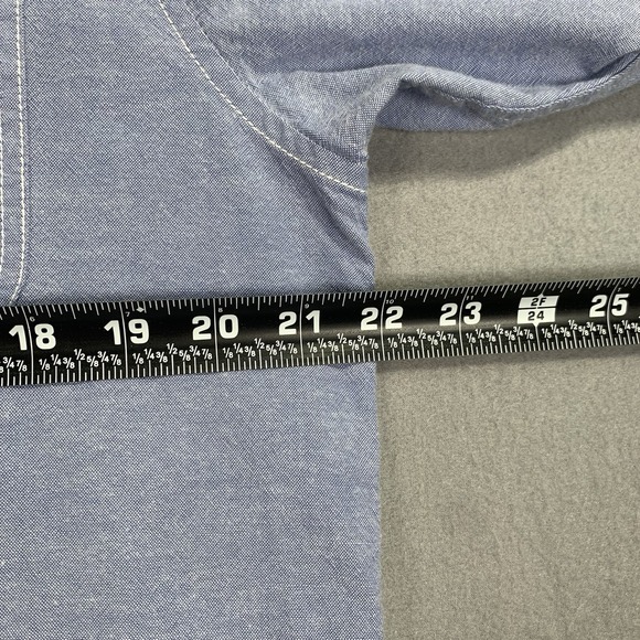 Tommy Bahama Stretch Oxford Button Down Shirt Mens M Light Blue Preppy Classic - Picture 5 of 7